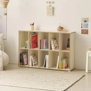 [가구리빙]에코키즈 1200 책장 수납장 creamwhite