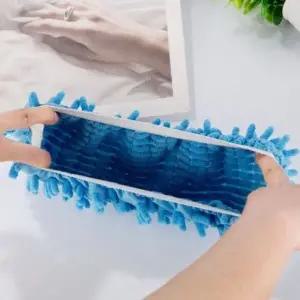 (타입 1쌍)청소 슬리퍼 실내화 걸레 탈부착 발걸레 극세사 2p