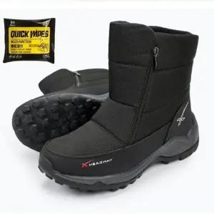 EA 남성 방한 부츠 겨울용 패딩신발 세정 티슈 세트