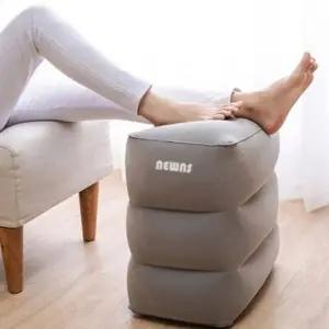 ( )에어발쿠션 3단 발받침 차량용발쿠션 에어쿠션 책상발받침 다용도 낮잠베게