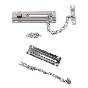 도어체인 문 안전고리 현관 이중잠금 걸쇠 (WFK681V)