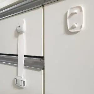 문열림방지 슬라이드락 밴드형 서랍잠금장치 냉장 (WFK681Z)