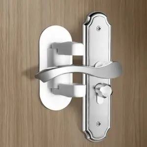 손잡이 문열림방지 도어락 안전고정장치 방문 현 (WFK682N)