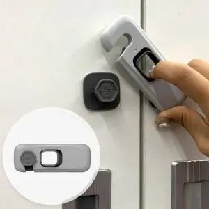 잠금장치 슬라이드락 서랍 걸이형 열림방지 문 (WFK682B)