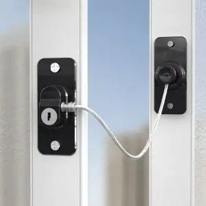 문열림방지 무타공 열쇠 안전장치 (WFK6833)