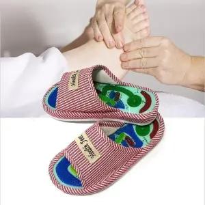 건강 지킴이 풋지압 슬리퍼 발마사지 사무실 슬리퍼 실내화