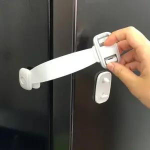 밴드형 문열림방지 서랍잠금장치 슬라이드락 (WFK687H)