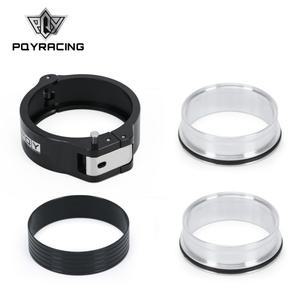 알루미늄 HD V 밴드 클램프 및 플랜지 시스템 어셈블리  라디에이터 호스 터보 덤프 파이프용  3.0 인치  2