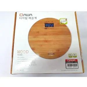 디지털 체중 측정기 홈 체중계 전자 저울 우드 디자인 가정용 (WFK72WH)