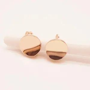 14k 라운드 쉐입 귀걸이 OPDJE4522