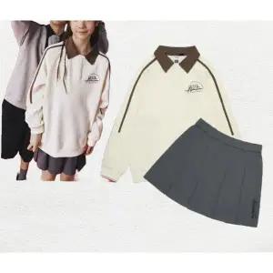 네셔널지오그래픽키즈 53USW050 GSK010 여아 카라티 맨투맨 스커트 상하세트 고학년 딜 2239620805 1354411