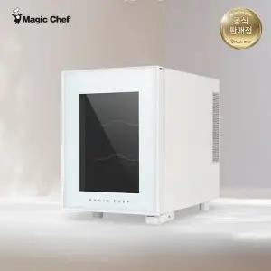 [매직쉐프] 와인셀러 화이트에디션 6병 미니 와인냉장고 와인거치대 저소음 반도체 MEW-6DW