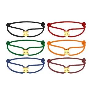 [골드퀸즈] 24K 순금 럭키H 프리사이즈 팔찌