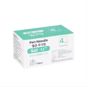 SOL-M 솔엠 펜니들 100EA/팩 33G 4MM