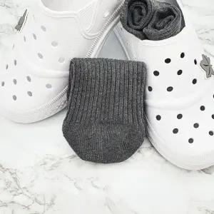 남성용 발목 골지 양말 그레이 (WFKIK4G)