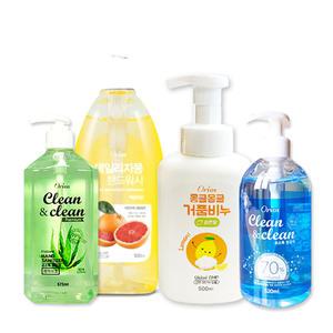오릭스핸드워시500ml/세정제/4L/물비누/거품비누/손소독제/소독젤/핸드크리너