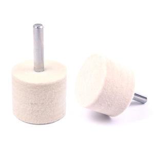 양모휠 양모추페파 양털 페파 광약 빠우 6 19 25 32 38 50 mm 스덴광 스텐 연마 추페이퍼 융 마무리 광택 융 샌딩 드릴용 추지석