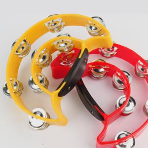 탬버린 32알 2단 탬버린 노랑 빨강 초록 템버린1개