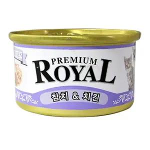 [이즈마인 펫][세트]프리미엄 로얄캔(참치+치킨)X24개/고양이캔