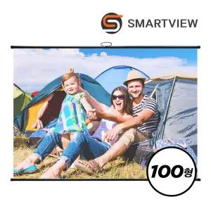 스마트뷰 J-JM100W 미니빔전용 족자스크린 100형
