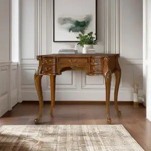 1/18~19 커피쿠폰 증정+무료배송 엔틱 원목 타인 콘솔 화장대 선반