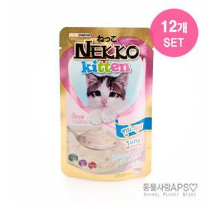 네코 키튼 참치무스 70g x12개(set) /고양이파우치