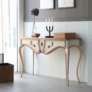 1/18~19 커피쿠폰 증정+무료배송 칸느 엔틱 콘솔 (아이보리)