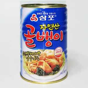 삼포 자연산 골뱅이 400g x10캔/ 번데기 술안주