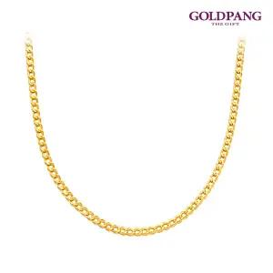 [골드팡] 14k 라운딩 커브체인 목걸이 1타입-남