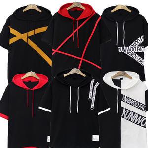 [국내생산]유니우 반팔/후드/7부티/남녀공용/신상