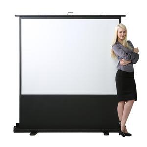 EZ 휴대용 자립식 위로올리는 이동식 포터블 유압 매트 거치식 빔프로젝트 빔스크린 60인치 80인치 100인치