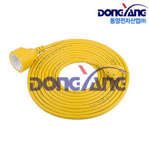 국산 전기연장선 전선릴 리드선 접지 릴선 전원코드 캠핑 멀티탭 1구 10m 연장코드