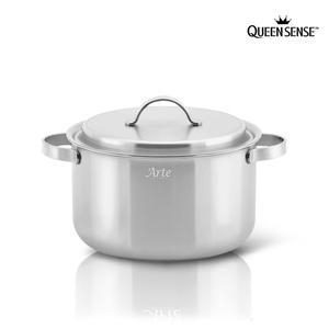 [퀸센스]아르떼 통5중 스탠냄비 인덕션겸용 활용도 높은 찌개 국 양수냄비 24cm