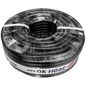 농업용 이끼방지 흑고압 물 호스 25mm*40M 수도용 국내산 원예용 텃밭 고압 스프링쿨러용