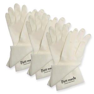 쁘띠몽드 프리미엄 라텍스 니트럴 고무장갑 3개