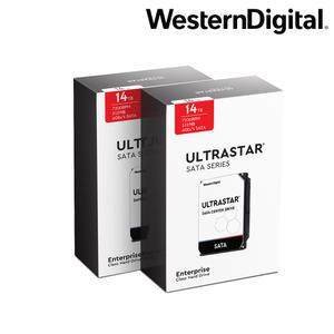 WD Ultrastar DC HC530 WUH721414ALE6L4 14TBx2 28TB 2PACK 헬륨 하드디스크