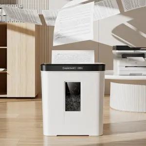 소형 저소음 문서세단기 SC-306CC 파쇄기 세절기 A4 6매 15L 4x25mm DIN66399 P-4 헤드손잡이 분리형 파지함 스테플러