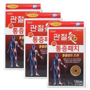 3WB 관절애 동전통증패치 (자석패치30매+리필120매) X 3개/동전통증파스