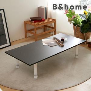 LPM 마블 블랙 다용도테이블 좌식 접이식 거실테이블 1200x600