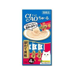 [중복20%]이나바 챠오츄르 (4SC-77) 참치&가리비관자(4P) 츄르간식 고양이간식