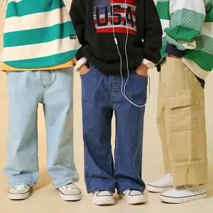 [초코몽]가을신상/주니어의류/데님/면팬츠/청바지/아동복/유아/키즈의류/트레이닝바지/아동운동복/