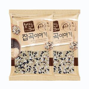 국산100% 찰진혼합7곡 2kg(1kg 2팩)