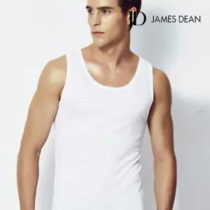 명품속옷 제임스딘 고급 순면 변화직 실켓 민소매 런닝3매입