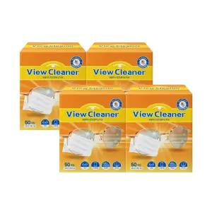 자우버 뷰클리너 일회용 안경닦이 티슈 200매