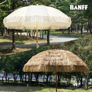 감성 발리 파라솔 캠핑 그늘막 밀짚 라탄 야외 감성 태슬 카페