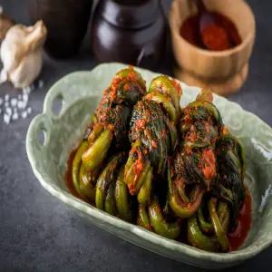 깊고 진한 전라도 고흥 갓김치 2kg,3kg 소포장