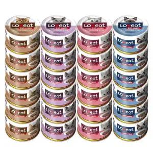 사조 러브잇 레드라벨 고양이캔 4종 160g x 24개