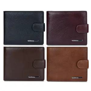 소가죽 소프트 남성 반지갑 똑딱이 동전포켓 선물포장