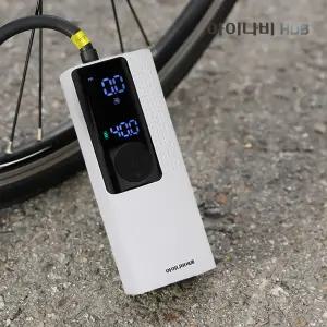 [아이나비]휴대용에어펌프(EPI-209)화이트외모음전/타이어공기압/자전거공기주입기/타이어공기주입기