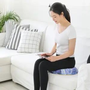 솔라히팅시트 원형방석 치질 회음부 임산부 사무실 온열 원적외선 방석